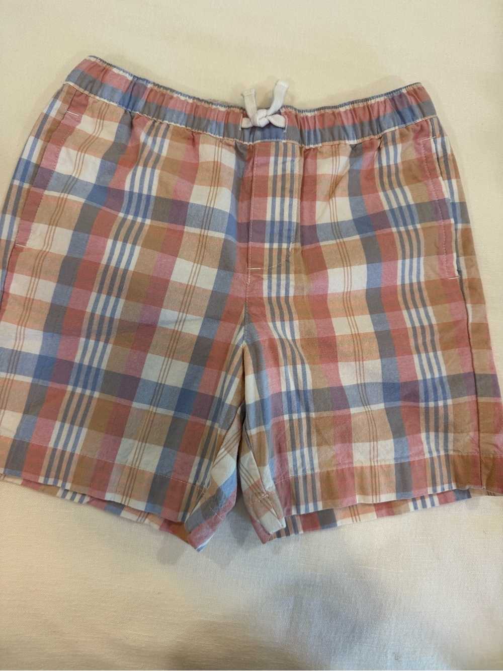 Janie and Jack Boy’s Plaid Shorts size 7